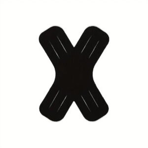 X-SHAPED MUSCLE TAPE BLK