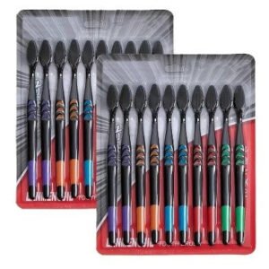 10PCS SOFT BAMBOO CHARCOAL MANUAL TOOTHBRUSH