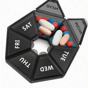 One Week 7-point Pill Box Round