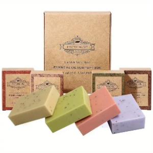 ESSENTIAL OIL SOAP 4PCS GIFT BOX