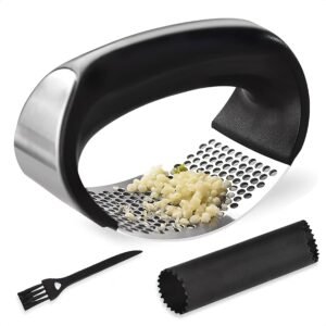 SS GARLIC PRESS BLACK
