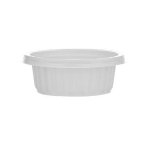 PP BOWL 250CC WHITE 1000PC W/LID