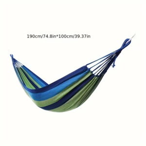 1pc Thickened Durable Fabric Canvas Single Hammock