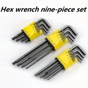 Hex wrench nine-piece set