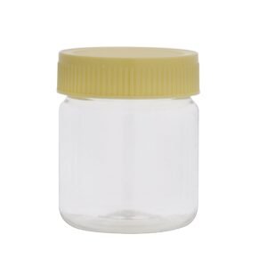 R/F 100ML Round Pet Jar With Cap RF11093