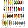 43pcs Premium Metal Spoon Spinner Fishing Lure Kit Set
