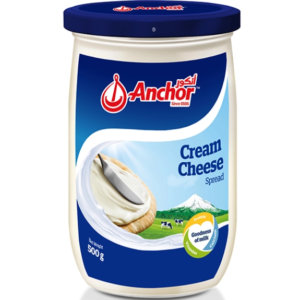 ANCHOR CREAM CHEESE JAR 500GM