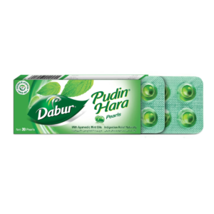 DABUR PUDIN HARA PEARLS 20PCS
