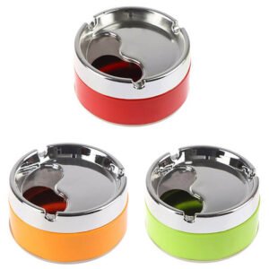 Ashtray stainless-steel.