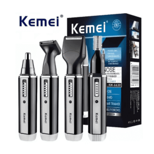 Kemei 4-in-1 Rechargeable Nose Ear Hair Trimmer KM-6630