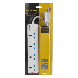 KRYPTON 4-WAY EXTENSION SOCKET KNES5078