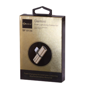 SAAFO Gemini Dual Lightning Converter (Calling & Charging) SF0135