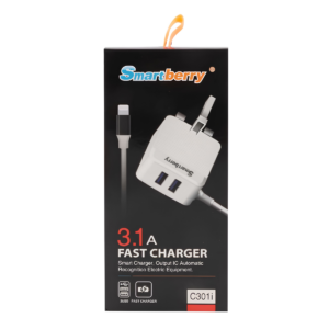 Smartberry 3.1A Fast Charger C301i
