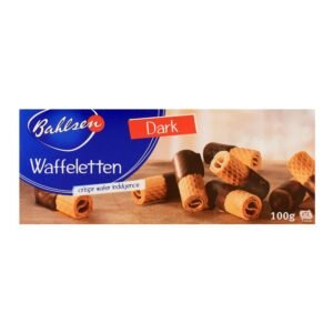 BAHLSEN WAFFELETTEN DARK 100GM