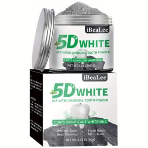 IBEALEE 5D WHITE CHARCOAL TOOTH POWDER