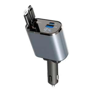 4-in-1 Super Fast Car Charger 60W