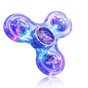LED Crystal Fidget Spinner with Vibrant Lights