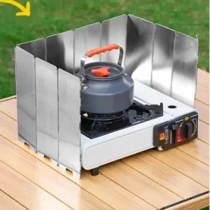 ALUMINIUM WINDSCREEN FOR CAMPING STOVE