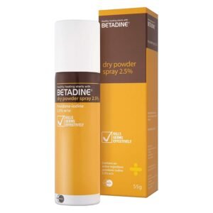 BETADINE POVIDONE-IODINE DRY POWDER SPRAY 55GM
