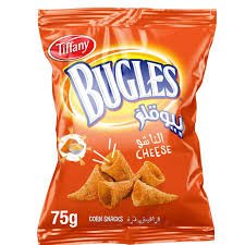 TIFFANY BUGLES CHIPS CHEESE 75G