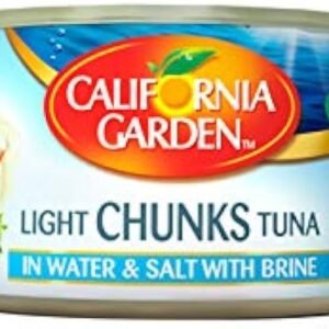 C/G CHUNKS TUNA IN WATER & SALT WITH BRINE 185GM