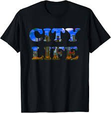 CITY LIFE MEN'S T-SHIRT