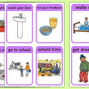 DAILY ROUTINES CARDS 38PCS