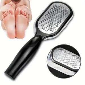FOOT HEAL SCRAPER WITH BLACK HANDLE
