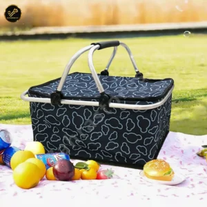 INSULATED PICNIC COOLER BASKET