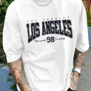 LOSANGELES U.S.A WHITE T-SHIRT