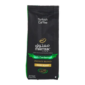 MAATOUK TURKISH COFFEE WITH CARDAMOM 250GM PKT