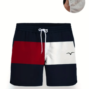Men'S Seagull Print Shorts