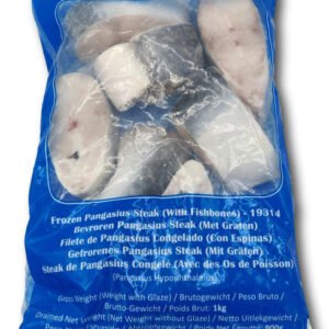 SEA POWER FROZEN PANGUSH STEAK 1KG PKT