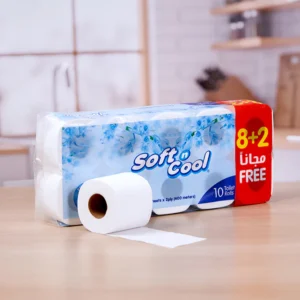 SOFT & COOL TOILET ROLL 2PLY 100'S 10PCS