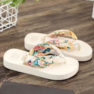 Women's Floral Print slipper