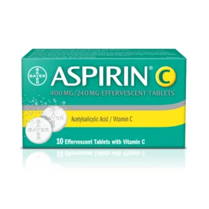 ASPIRIN C EFFERVESCENT 400G TABLETS 10PCS