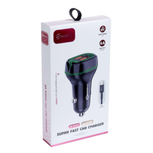 SAAFO Dual USB 6A Super Fast Car Charger SF0101