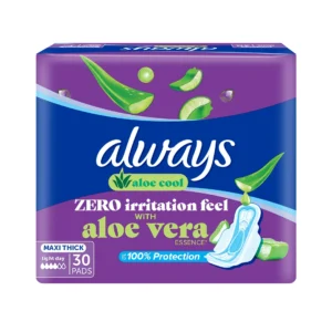 ALWAYS ALOE COOL MAXI THICK 30 PADS
