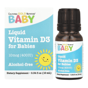 CALIFORNIA GOLD NUTRITION BABY VITAMIN D3 DROPS 10MCG (400IU) 10ML