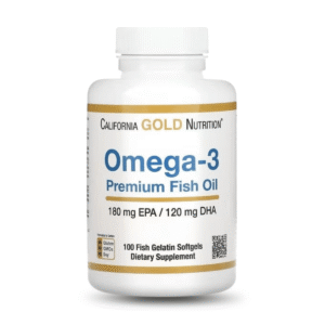 CALIFORNIA GOLD NUTRITION OMEGA-3 PREMIUM FISH OIL 100 GELATIN SOFTGEL