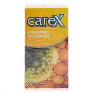 CAREX CONDOM ASSORTED FLAVOURS 12PCS