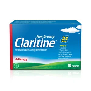 CLARITINE 10MG FOR ALLERGY 10 TABLETS