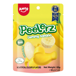 AMOS Peelerz Gummy Banana Peelable 65g