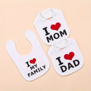 BABY BIBS DROOLING TEETHING 3PCS PKT