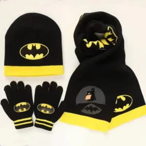 BATMAN HAT,SCARF & GLOVES SET
