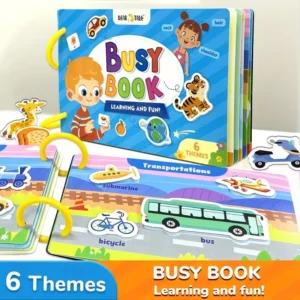 BEAR TALC BUSY BOOK LEARNING & FUN GAME 3+YEARS