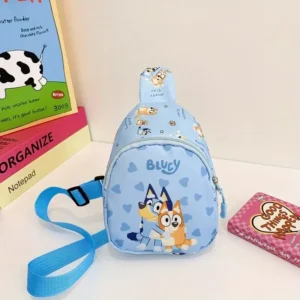 BLUE CARTOON THEMED KIDS CROSSBODY BAG-BLUE