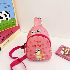 BLUE CARTOON THEMED KIDS CROSSBODY BAG-PINK