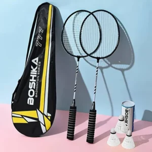 Boshika 777 Badminton Set 2'S Bat With 3 Shuttlecock