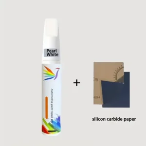 CAR PAIN REPAIR PEN & CARBIDE PAPER-WHITE